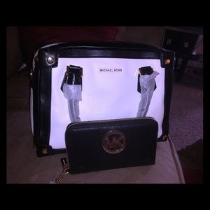 Michael Kors purse and wallet